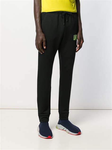 fendi tracksuit cheap|$770, Fendi Logo Patch Tracksuit Trousers .